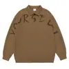 Chalecos de otoño e invierno de 300g con solapa POLO estilo retro de la alta calle americana abrigo acolchado largo suelto para hombre