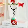Pequeños regalos de Navidad, para niños, jardín de infantes, para compartir entre compañeros de clase, como recompensas para estudiantes, llaveros y adornos para el árbol de Navidad