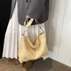 Bolso Rayado Casual Versátil de Nicho para Mujer 2026 Nueva Moda Retro Bolso de Hombro de Gran Capacidad Bolso Tote para Viajes
