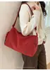 Bolso nuevo de un solo hombro, bolso cruzado casual para el uso diario, bolso simple de gran capacidad para hombres y mujeres, bolso de color liso estilo casual