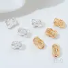 Cobre Plateado Relleno de Oro de 14K Moneda Pequeña Pixiu Cuentas Espaciadoras Hecho a Mano DIY Collar Cordón de Cristal Perla Joyería Accesorio Materiales