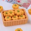 Abóbora Pequena Tridimensional Comida e Brinquedo Criativo Feito à Mão DIY Acessórios de Cola de Creme Acessórios de Resina Material para Joias Grampos de Cabelo Venda por Atacado