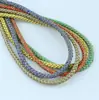 Corda Escama de Dragão Colorida com Fio de Ouro de 32 Fios Corda Trançada 5mm Poliéster 900D Pulseira Joias DIY Pulseira de Corda para Mãos