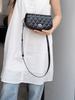 Bolso de piel de vaca de capa superior bandolera romboidal cuero genuino compras concha popular moda belleza para mujer fresco bolso de hombro de mano