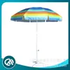 Modelo Nuevo del Fabricante, Sombrilla de Playa Rayada de Verano, Sombrilla de Playa de Poliéster, Ventas Directas de Fábrica para Protección Solar en la Playa de Ocio