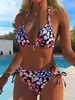 Bikini de Baño Sexy con Cordones para Vacaciones en la Playa, Nuevo de Verano 2027, Comercio Exterior Transfronterizo, Traje de Baño Bikini para Mujer