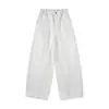 Fotos Reales de los Pantalones Casuales de Retazos Plisados Básicos Sueltos Curvos Nuevos para Primavera/Verano 2026, de Pierna Recta Larga, Unisex para Hombres y Mujeres