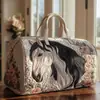 2026 Nueva Serie Transfronteriza Animal Caballo Bolsa de Viaje Acolchada Portátil de Corta Distancia Multifuncional Bolsa Deportiva para Fitness