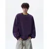Sudadera casual de manga larga G420 estilo americano de marca moderna con cuello redondo para hombre, otoño bordada de alta resistencia estilo estudiante, textura rígida
