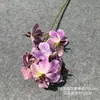 Arreglo de Escena de Flores Artificiales Orquídea Phalaenopsis Flor Artificial Orquídea Vanda Ceremonia de Boda Fondo para Salón de Bodas Arreglo Floral Decoración del Hogar Ramo de Flores