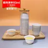 Almacenamiento para Tazas de Té Kung Fu Caseras, Portavasos, Degustación de Té, Consumo de Té, Resistente a Altas Temperaturas, Cáscara de Arroz, Desechable, para Uso en Oficina