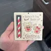 Rzp Natal Transfronteiriço Fofo Porta-Dinheiro Enfeite de Natal Clipe de Dinheiro para Árvore Decorativa