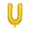 Globo de letra de cumpleaños de 16 pulgadas, imitación de globo de letra pequeña A-Z, venta al por mayor, decoración de cumpleaños transfronteriza, globo de letra