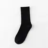 Calcetines de algodón negros, blancos y grises, calcetines cortos de algodón, transpirables para primavera y verano, absorbentes de sudor, resistentes al olor, algodón de Xinjiang, calcetines de media pantorrilla para hombre y mujer al por mayor