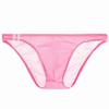 Ropa Interior de Seda de Hielo para Hombre, Calzoncillos Finos de Cintura Baja U-Convexos, Transpirables de Verano, Modernos para Hombres Jóvenes, Ajustados