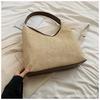 Bolso Tote de Moda de Gran Capacidad para Mujer 2024 Nuevo Casual Simple Bolso Sobaco Bolso de Hombro para Estudiantes