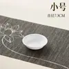 Prato de Tinta Redondo de Porcelana Imitação Weizhuang Prato de Água Paleta de Aquarela Prato para Mistura de Pigmentos de Pintura Chinesa Prato Pequeno para Estudantes Caligrafia