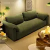 Sofá de tecido para uso doméstico na sala de estar e no quarto, sofá preguiçoso para apartamentos pequenos e casas de aluguel, sofá-cama reto moderno de um ou dois lugares
