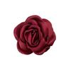 Venta caliente de comercio exterior tela de satén rizada de 4 cm borde quemado modelado flor pequeña diy tocado para niños decoración de zapatos y sombreros