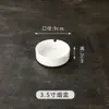 Cinzeiro Cerâmico Branco Puro Suporte Simples para Hashi Suporte para Palitos de Dente Cerâmico Personalizado para Escritório Sala de Conferência Hotel Suprimentos de Catering