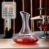Decantador de vino estilo europeo creativo de lujo patrón martillado Decantador copa de vino copa de vino vidrio doméstico separador de vino