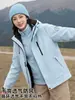 Chaqueta impermeable Luo Tu para mujer, elegante y perfecta para figuras petite, traje de montañismo 3 en 1, chaqueta recia cortavientos para hombre para exteriores