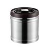Tanque sellado de almacenamiento de acero inoxidable 304, prensa de vacío, botella de almacenamiento fresco para bocadillos, granos de café, té, cereales