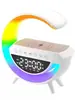 Altavoz Bluetooth Pequeño Nuevo Modelo Transfronterizo G3401Mini g Cargador Inalámbrico Despertador Luz Ambiental Altavoz Bluetooth Multifuncional