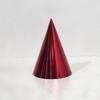 Sombrero de Fiesta para Niños y Adultos de Color Puro con Sombrero de Cumpleaños de Papel Decorativo Láser de Película de Aluminio Transfronterizo Papel Brillante Colorido