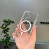 Adecuado para Apple 17Pro Funda Magnética Transparente para Teléfono Móvil Iphone16Pm Cubierta Protectora Anticaídas Fabricante Magsafe