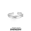 Anillo Mobius de Venta Caliente Transfronterizo Anillo para el Dedo Índice Simple Elegante Apertura Ins Nicho Anillo de Pareja de Gama Alta para Mujer