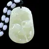Colgante Zodíaco de Jade Afgano Collar de Jade para Hombre y Mujer Colgante de Jade para Pareja Colgante Zodíaco de Este Año