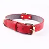 Collar para Mascotas de Cuero Sintético PU de Fábrica, para Perros Medianos y Grandes, Collar de Cuello para Perro Ajustable Anti-Escape, en Stock para Entrega Rápida