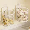 Caja de almacenamiento para cocina para cebolletas, jengibre y ajo; estante multifuncional de pared para jengibre y ajo; cesta para colgar en la pared para guardar especias y condimentos
