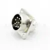 Soquete Plugue Quadrado para Aviação GX16 2/3/4/5/6/7/8/9/10 Pinos Conector Mecânico e Eletrônico Eletrônica
