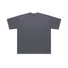 Fio duplo de cor sólida pesada 400g camiseta de manga curta homens e mulheres Verão algodão solto clássico all-match Camisa de fundo branco