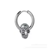 Pendientes Retro de Calavera de Nuevo Estilo Coreano Transfronterizos, Elegantes Accesorios para Orejas con un Toque de Lujo, Estilo Antiguo, Accesorios Geométricos de Moda Más Vendidos