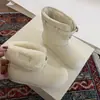 Botas de Nieve para Niños 2026 Otoño/Invierno Nuevo Estilo Cómodas Suela Suave Botas de Piel Moda Coreana Botas de Algodón Engrosadas con Forro de Felpa Zapatos de Algodón