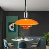 Lámpara Colgante de Vidrio Ph3 Bauhaus de Diseñador Danés para Dormitorio, Estilo Nórdico, Lámpara UFO de Hotel de Moda, Lámpara Colgante Decorativa de Lujo