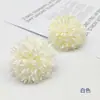 Paisajismo de Celebración de Bodas Flores de Diente de León Simulación Tamaño Pequeño Flores Decorativas Bolas Pequeñas Cabezas de Crisantemo Paquete de Materiales DIY Flores para Sombrero