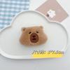 Muñeca capabala de peluche de dibujos animados Hámster de agua Broche de cobaya tocado calcetines ropa bufanda accesorios diy decoración