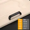Alça de Liga de Alumínio Sólido de Luxo Leve para Porta de Armário Alça Alargada para Armário Guarda-Roupa Gaveta Alça de Alumínio Espacial para Móveis