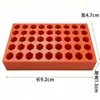 Caja de almacenamiento de brocas de 50 agujeros, organizador hexagonal de brocas para destornillador eléctrico de 6.35 mm, un artículo imprescindible para la organización y el almacenamiento en el escritorio