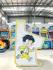 Novo modelo de máquina de pinball com mecanismo de mola de alavanca, máquina de jogo comercial para shoppings, pinball ejetor infantil a moedas com função de dispensar cartão