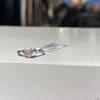 Deseo de Estrella~Anillo de Amor de Estrella Rosa de Cinco Puntas, Anillo Fresco Dulce y Único, Accesorio para Mano Femenino