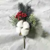 Fornecimento de Fabricantes Plantas Artificiais de Algodão Buquê de Algodão Natural Arranjo de Flores para Casa diy Flor Decorativa Imortal