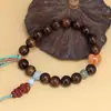 Pulsera DIY de Palosanto Negro con Diseño de Pixiu Corazón Fabricante de Joyería Especificación Mayorista 1.0 Cuentas de Oración para Hombres y Mujeres Artículo Decorativo
