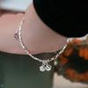 Pulsera de Plata Rota para Mujer 2024 Nuevo Diseño Nicho Lujo Ligero Personalizado Alto Sentido Campana Pulsera de Plata Rota