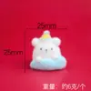 Resina Flocada Fofo Tridimensional Gatinho Cachorrinho Desenho Animado Animal Corrente de Celular Bolsa Pingente Pingente Flocado Acessórios