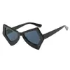 Gafas de sol Cat Eye con Marco Irregular Grande, Lentes Planas, Anti-Luz Azul, Nuevas Gafas Mariposa, Estilo Callejero Casual, Todas las Estaciones